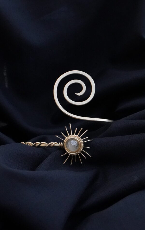 Oberarmreif mit Citrin Perle